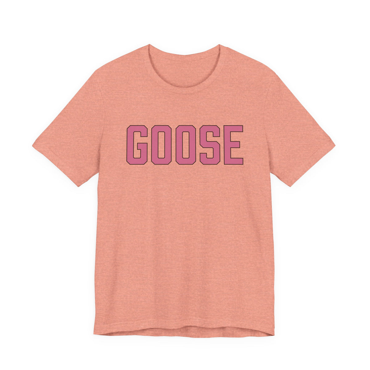 Goose Zip Code Pink & Black Unisex Jersey Short Sleeve T-Shirt