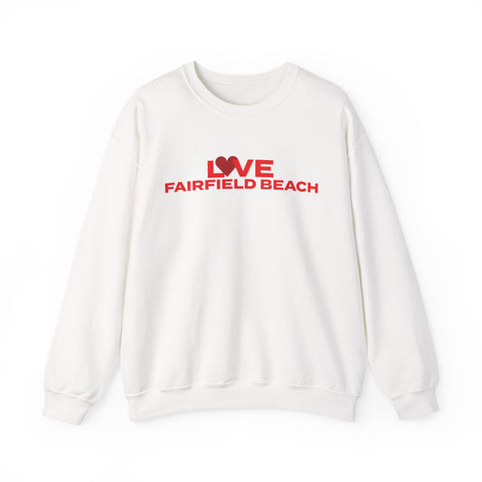 Love Fairfield Beach Unisex Heavy Blend™ Crewneck Sweatshirt