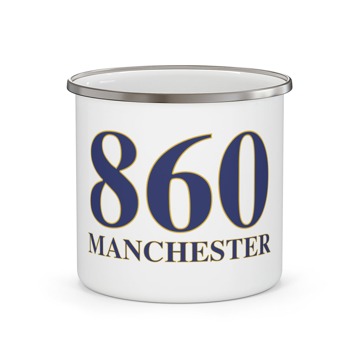 860 Manchester Enamel Camping Mug