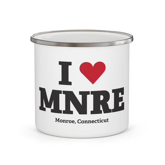 I Heart MNRE Enamel Camping Mug