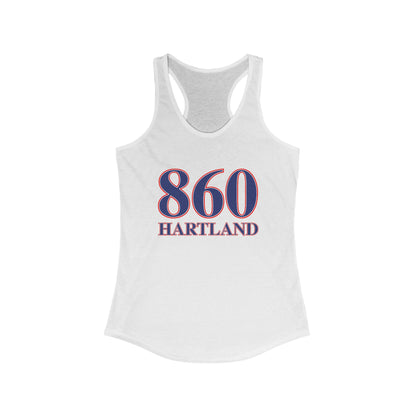 860 Hartland Red White & Blue Women's Ideal Racerback Tank Top
