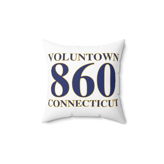 Voluntown 860 Connecticut Polyester Square Pillow