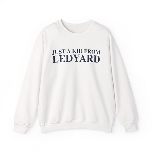 Just a kid from Ledyard Unisex Heavy Blend™ Crewneck Sweatshirt