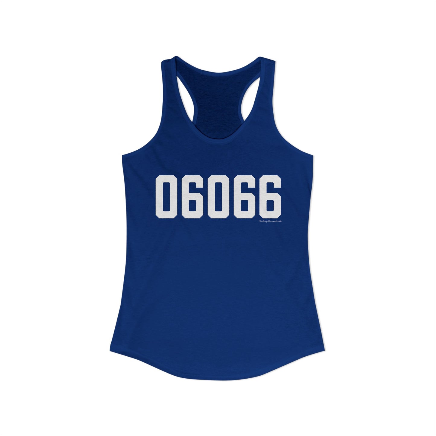 06066 Vernon CT Zip Code Women's Ideal Racerback Tank Top