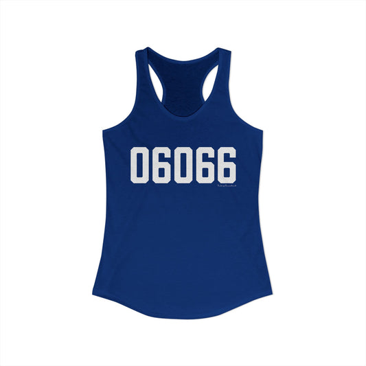 06066 Vernon CT Zip Code Women's Ideal Racerback Tank Top