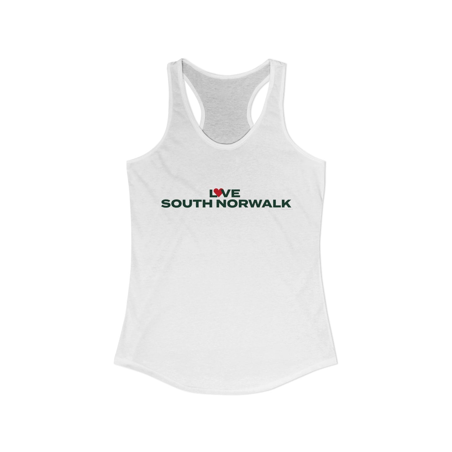 Love South Norwalk Women's Ideal Racerback Tank Top