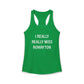 I Really Really Miss Rowayton Women's Ideal Racerback Tank Top