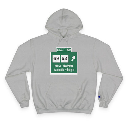 Vintage WCP Exit 59 Sign Champion Hoodie