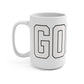 Goose Zip Code White & Black Mug 15oz