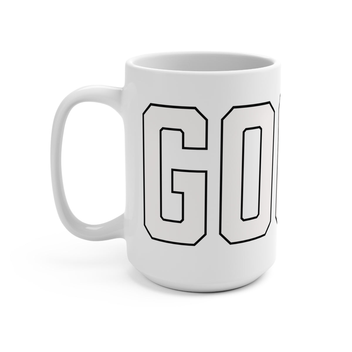 Goose Zip Code White & Black Mug 15oz
