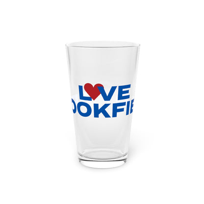 Love Brookfield Pint Glass, 16oz