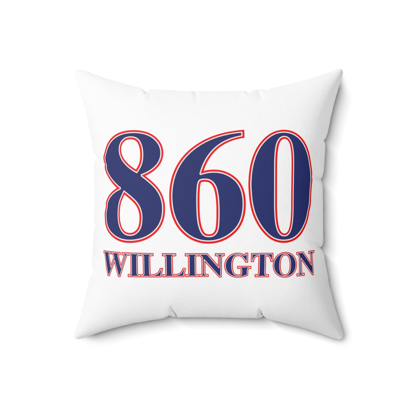 860 Willington, Red, White & Blue  Spun Polyester Square Pillow