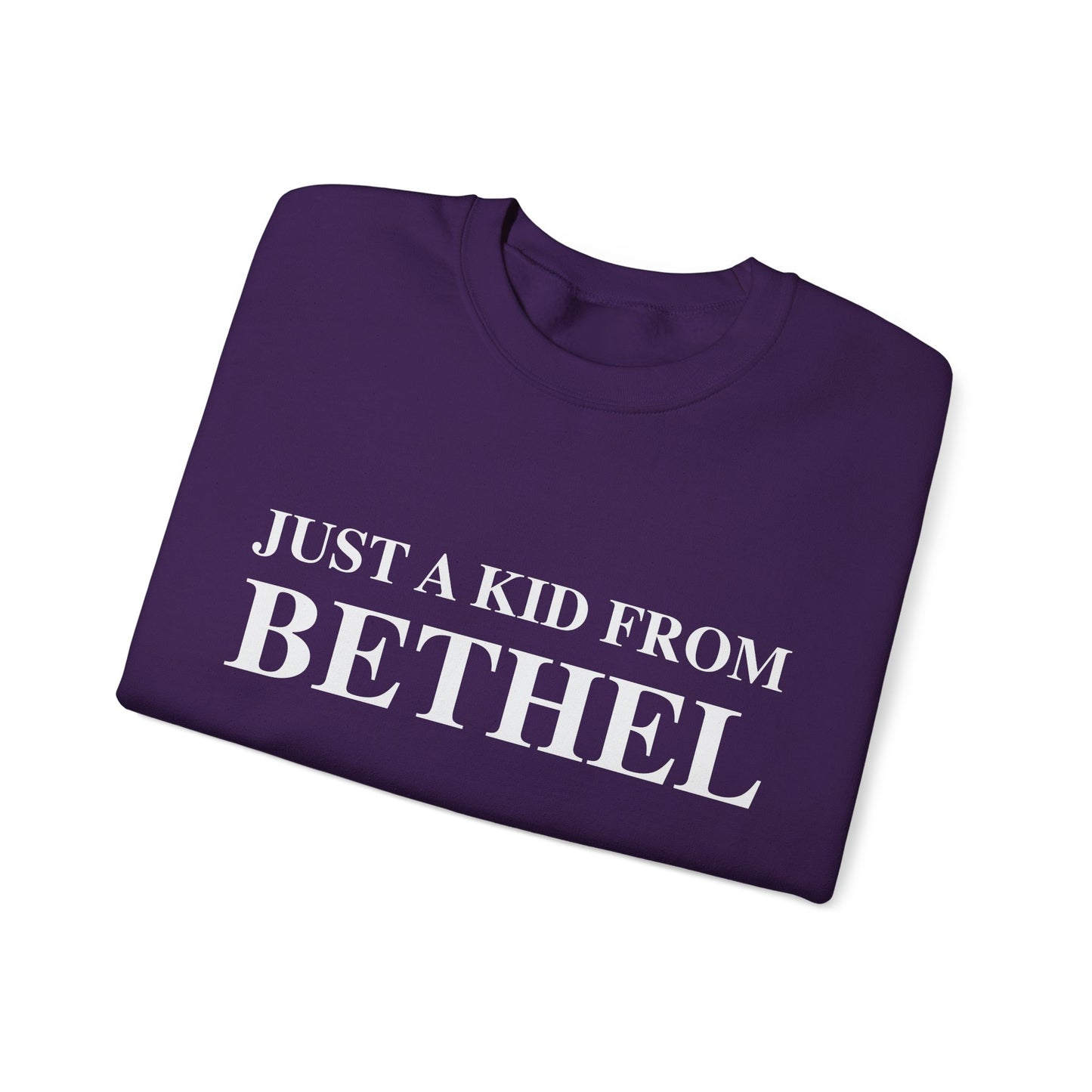 Just a kid from Bethel Unisex Heavy Blend™ Crewneck Sweatshirt