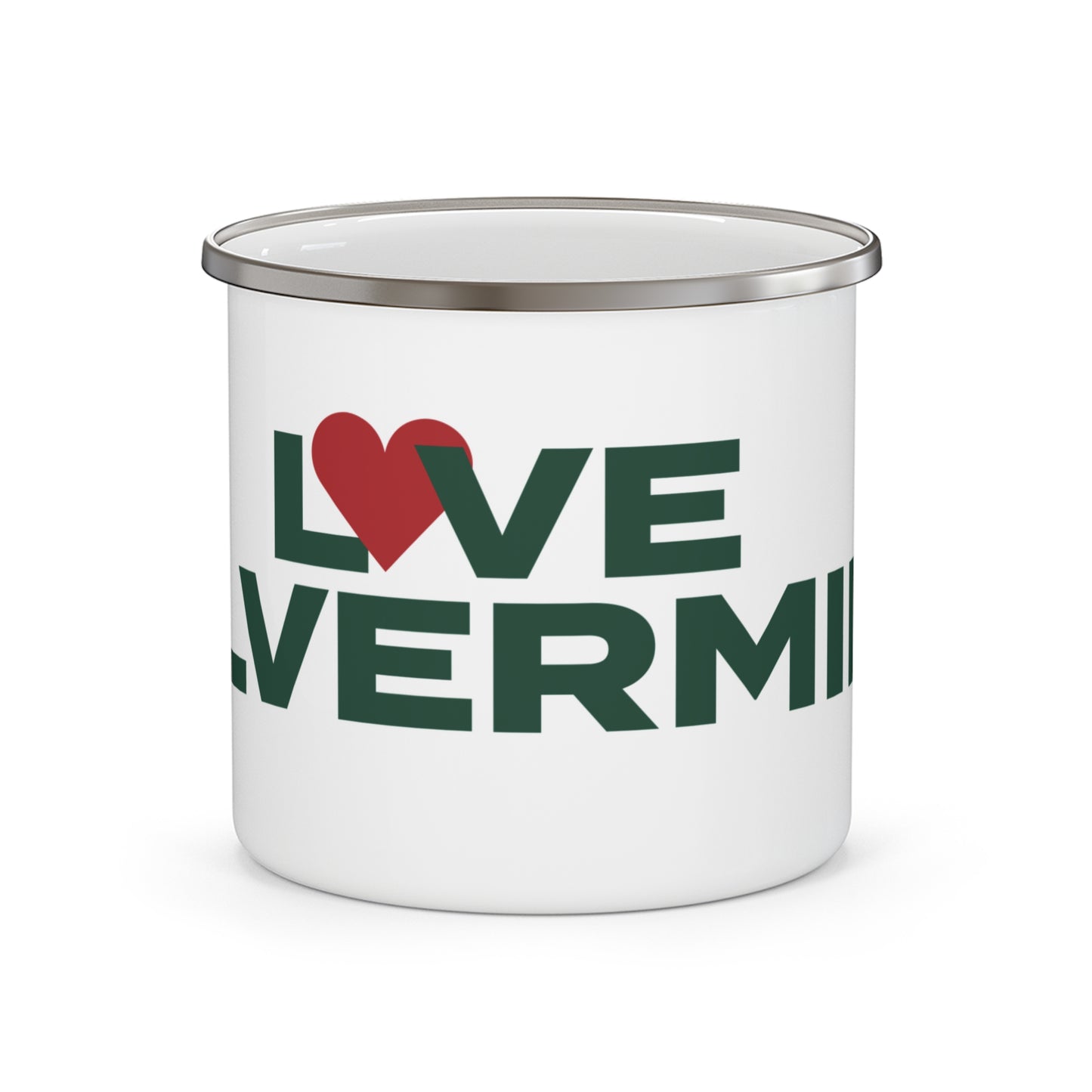 Love Silvermine Enamel Camping Mug