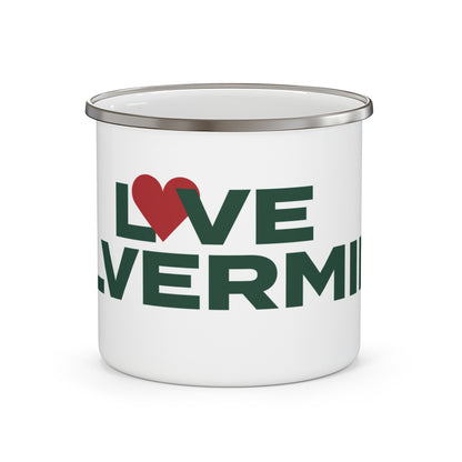 Love Silvermine Enamel Camping Mug