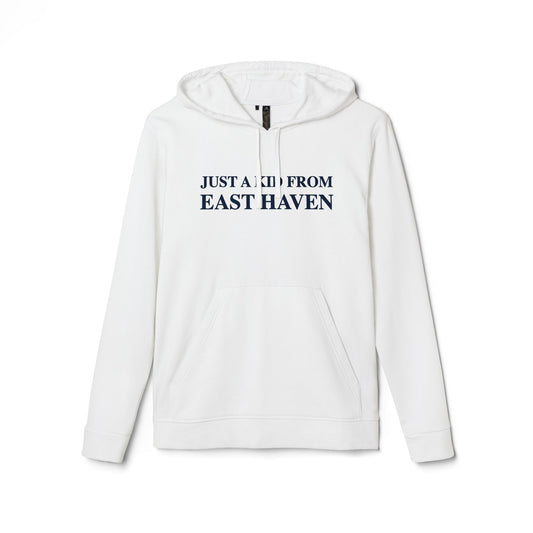 Just a kid from East Haven adidas Unisex Fleece Hoodie