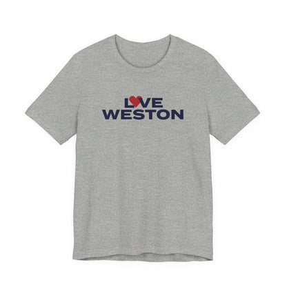 Love Weston Unisex Jersey Short Sleeve T-Shirt
