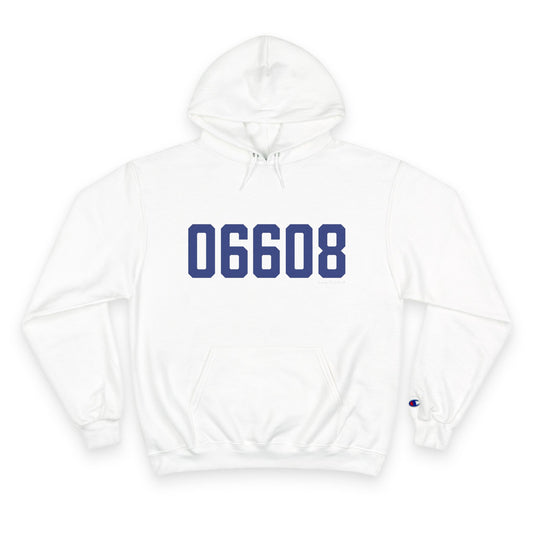 06608 Bridgeport Connecticut Zip Code Champion Hoodie Sweatshirt