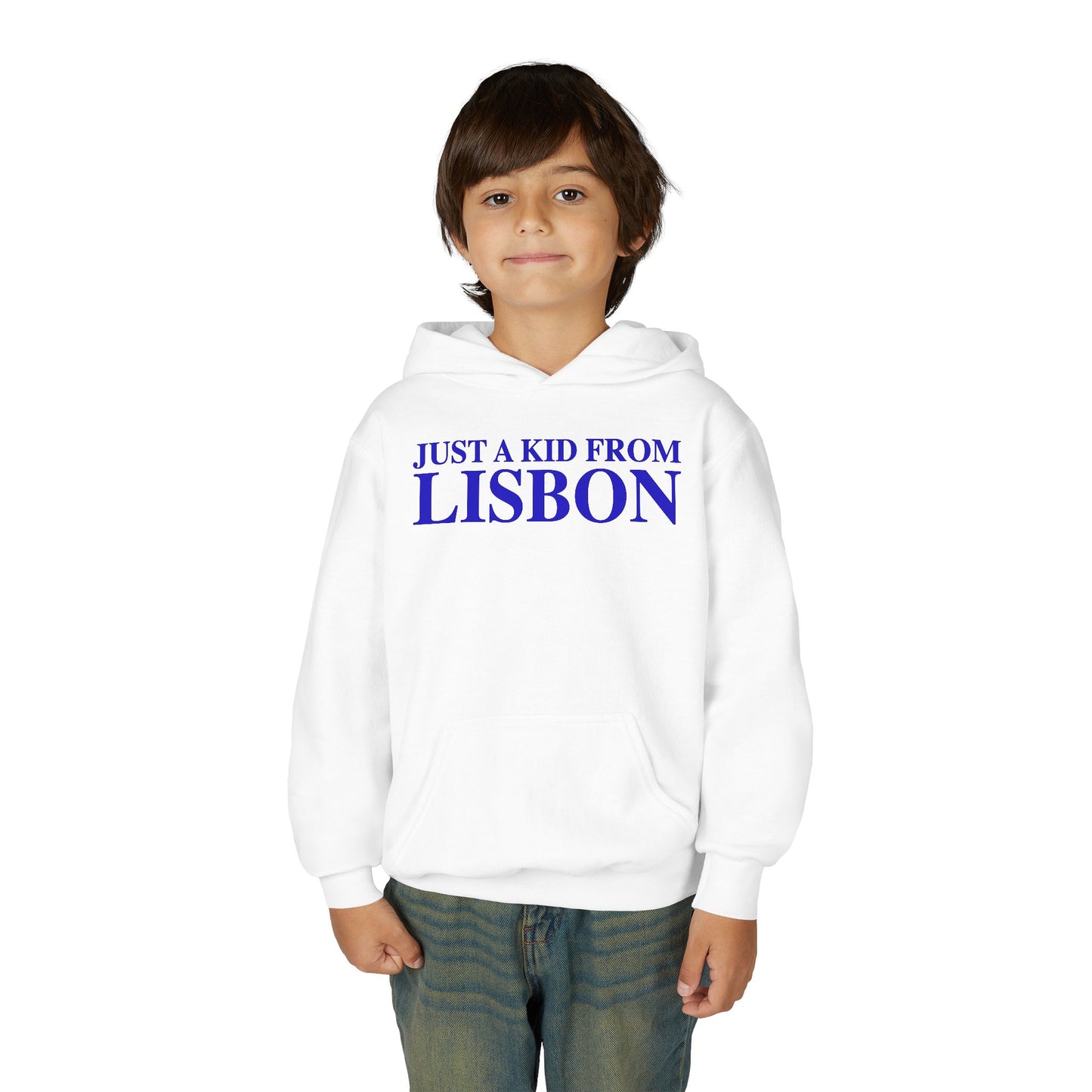 Just a kid from Lisbon Youth Heavy Blend Hooded Sweatshirt