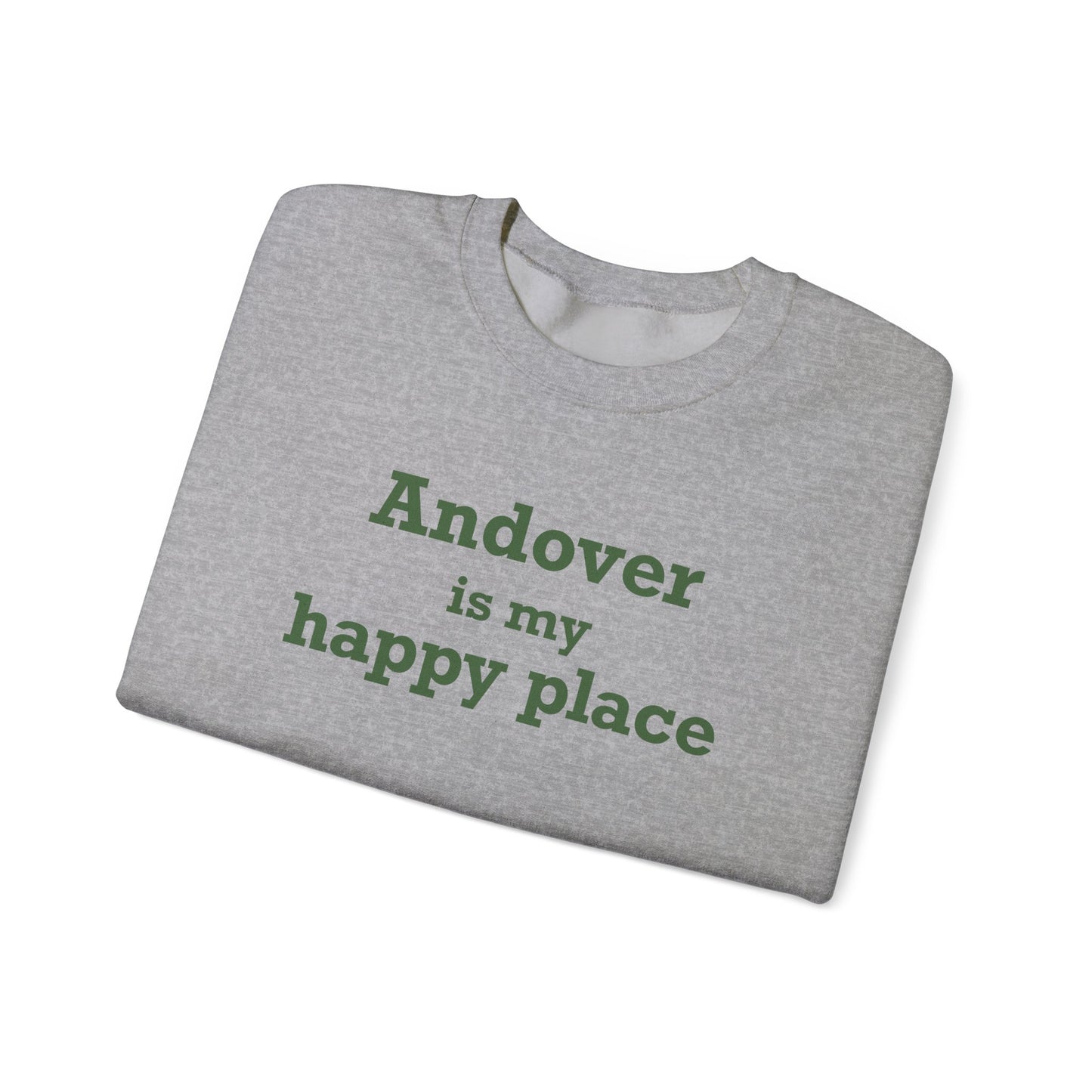 Andover is My Happy Place Unisex Heavy Blend™ Crewneck Sweatshirt