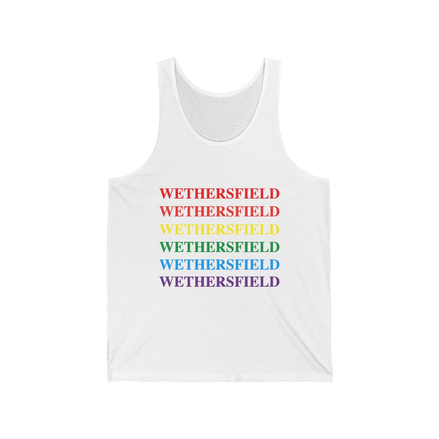 Wethersfield Pride Unisex Jersey Tank