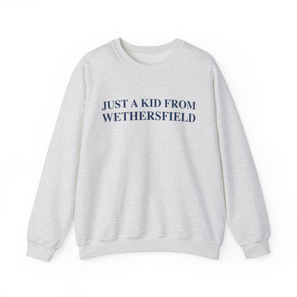 Just a kid from Wethersfield Unisex Heavy Blend™ Crewneck Sweatshirt