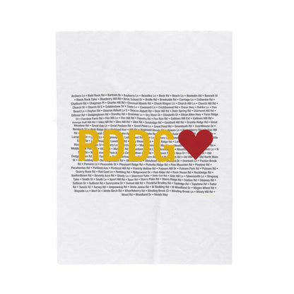 Redding Love Velveteen Plush Blanket