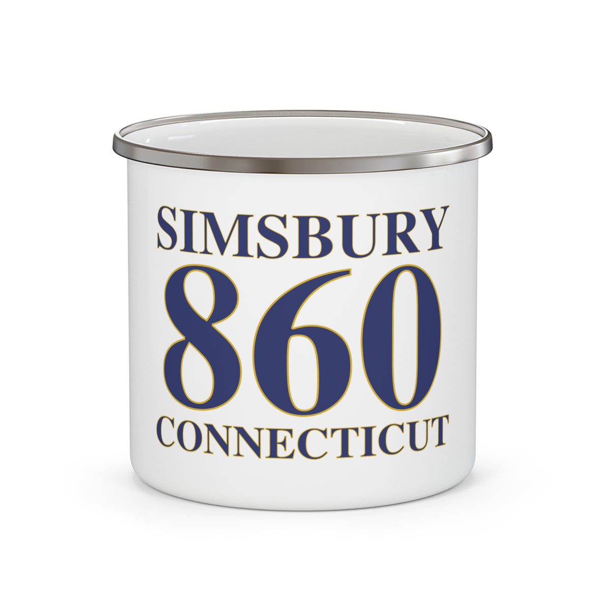 Simsbury 860 Connecticut Enamel Camping Mug