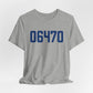 06470 Newtown Connecticut Zip Code Unisex Jersey Short Sleeve T-Shirt