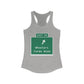 Vintage WCP Exit 55 Sign Women's Ideal Racerback Tank Top