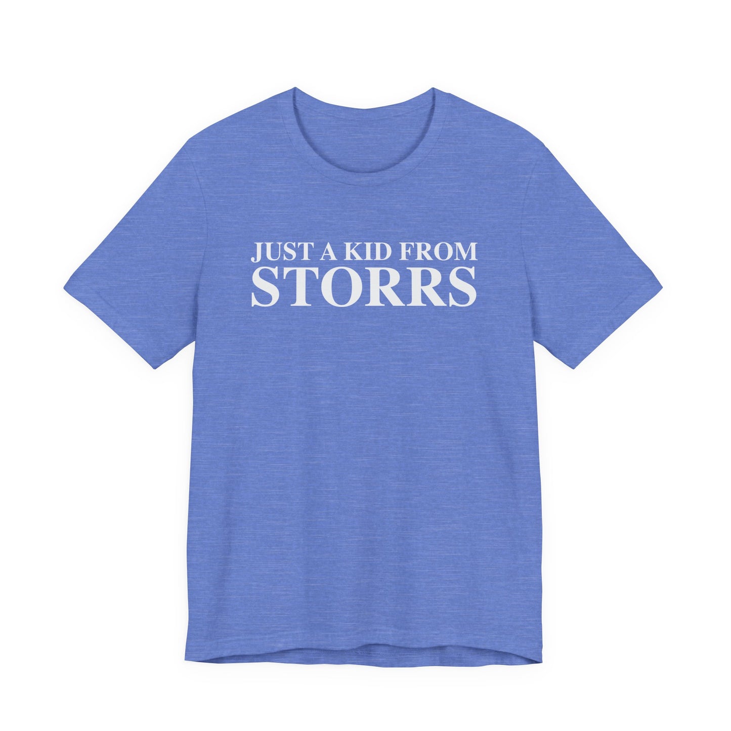Just a kid from Storrs Unisex Jersey Short Sleeve T-Shirt