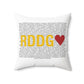 Redding Love Spun Polyester Square Pillow