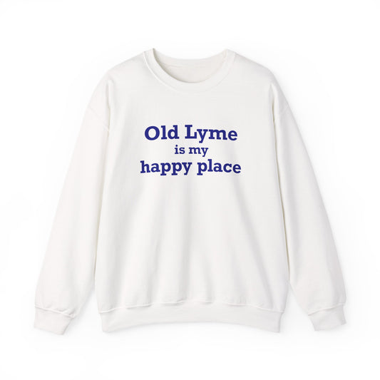 Old Lyme is My Happy Place Unisex Heavy Blend™ Crewneck Sweatshirt