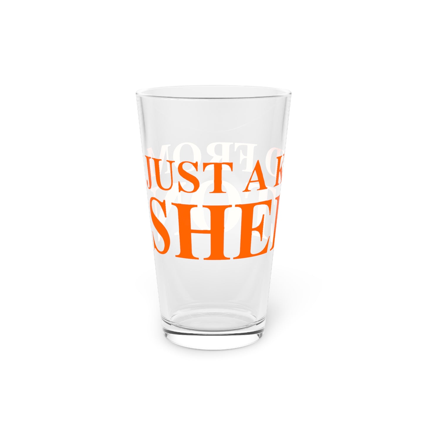 Just a kid from Shelton  Pint Glass, 16oz