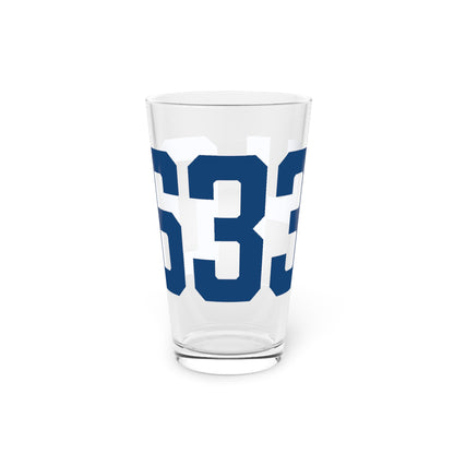 06334 Bozrah Connecticut Zip Code Pint Glass, 16oz