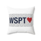Westport Love Spun Polyester Square Pillow