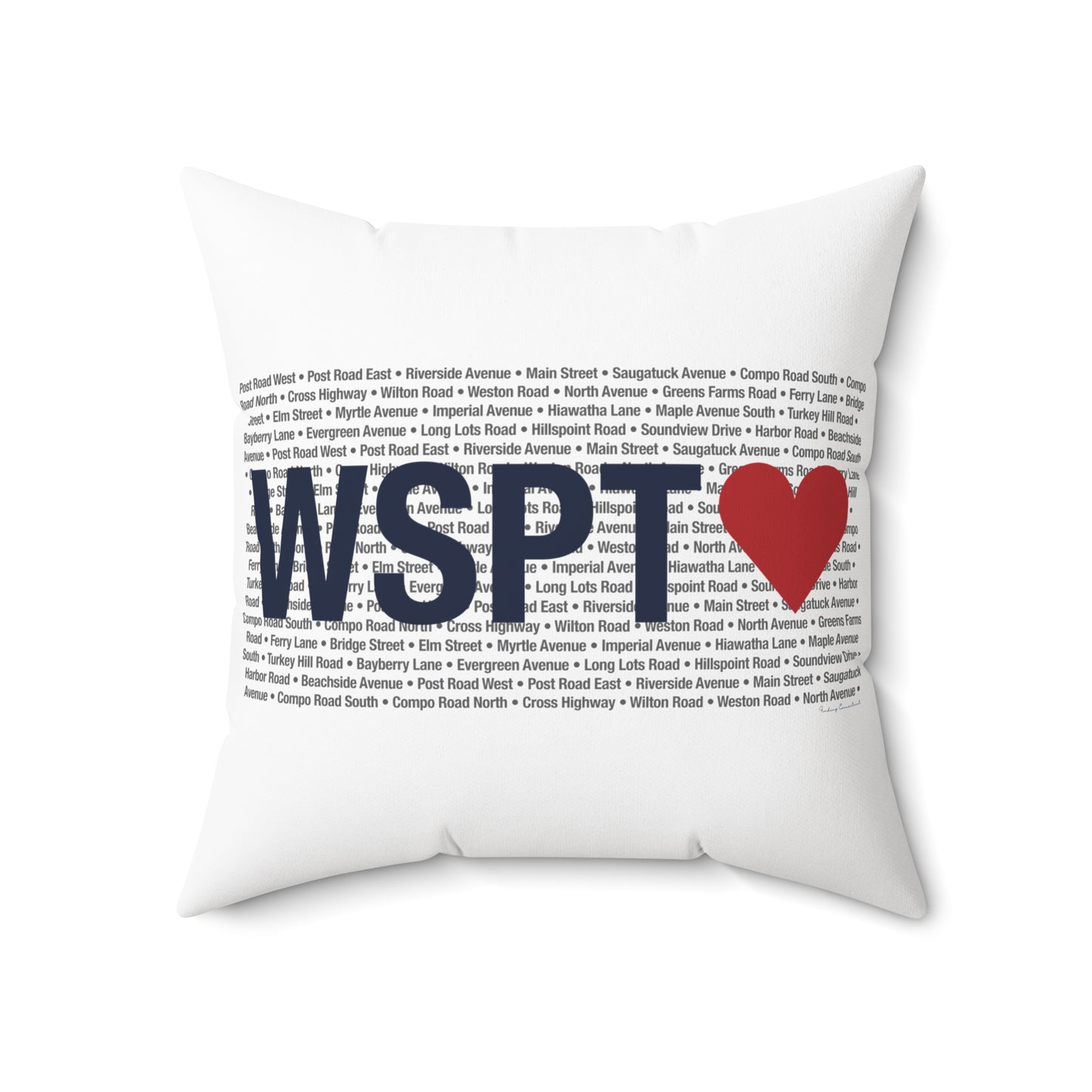 Westport Love Spun Polyester Square Pillow