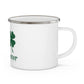 I Clover Manchester Enamel Camping Mug