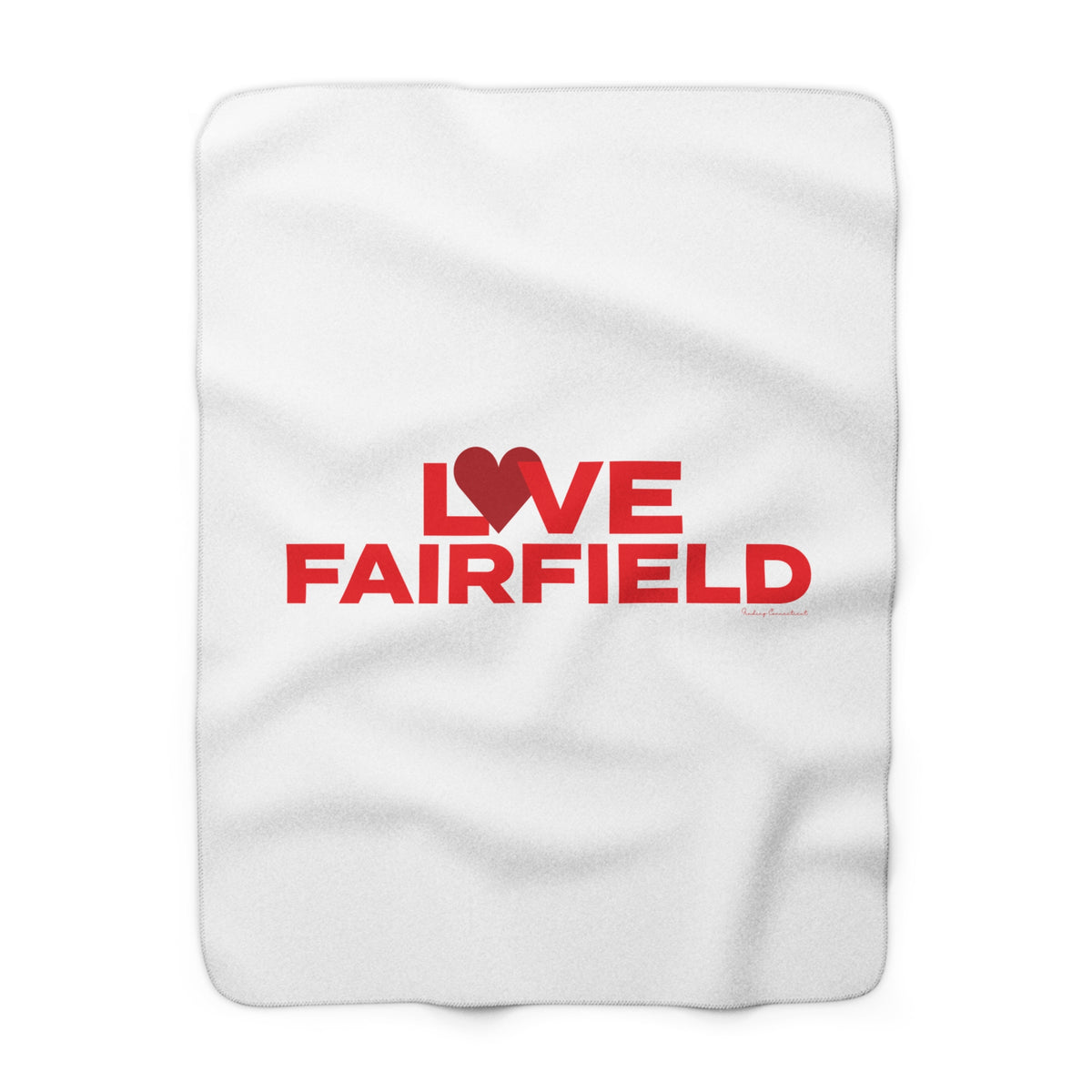Love Fairfield Sherpa Fleece Blanket