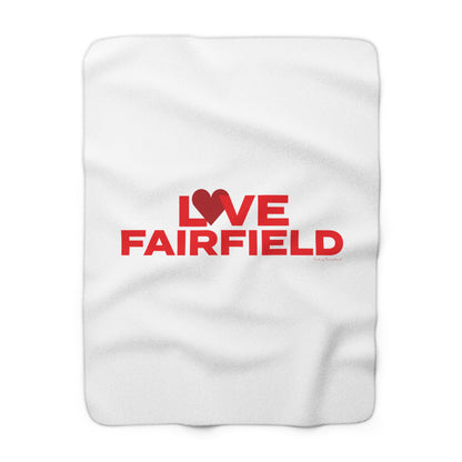 Love Fairfield Sherpa Fleece Blanket