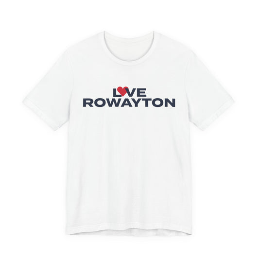 Love Rowayton Unisex Jersey Short Sleeve T-Shirt