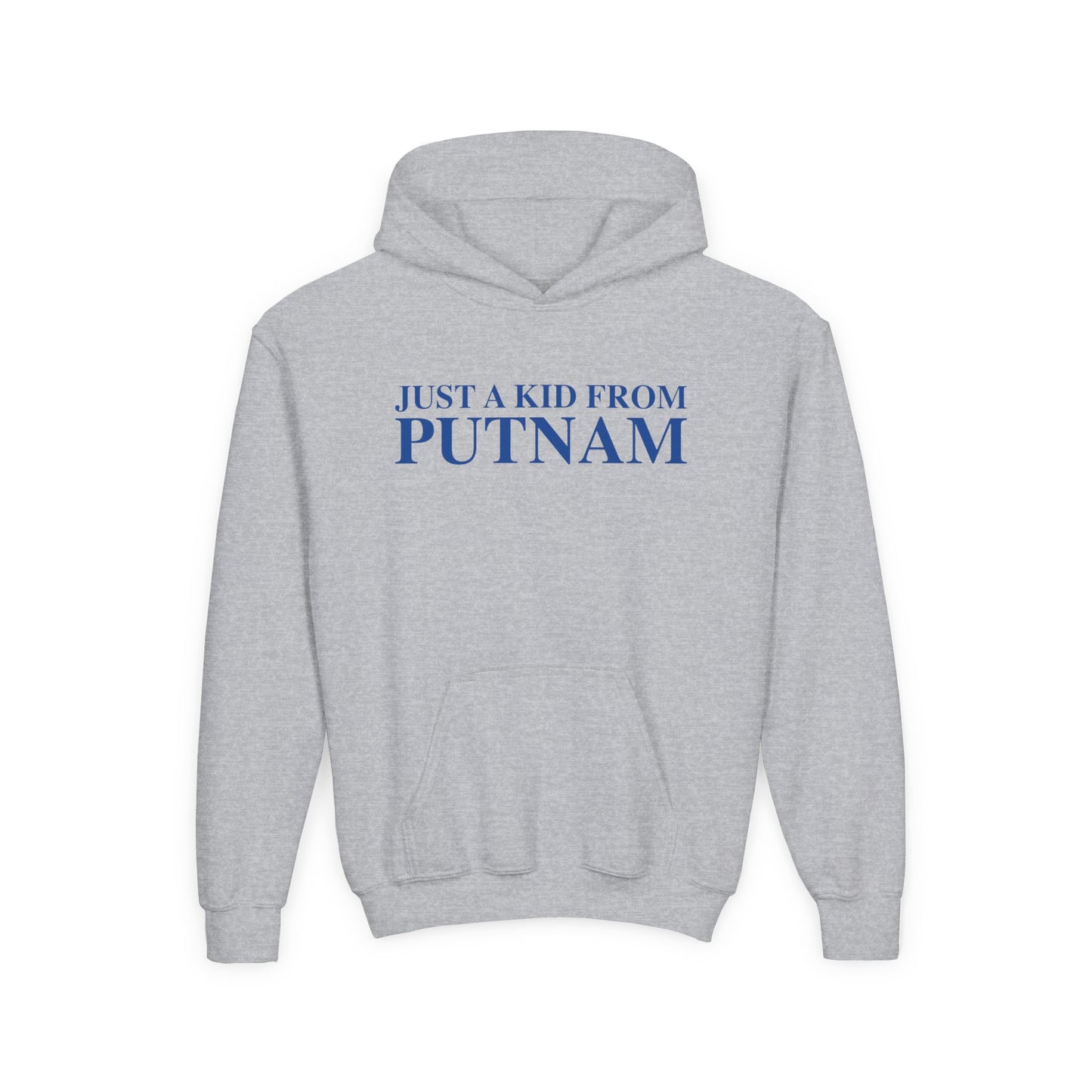 Just a kid from Putnam Youth Heavy Blend Hooded Sweatshirt