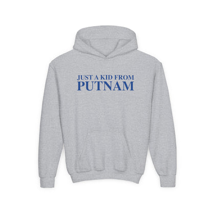 Just a kid from Putnam Youth Heavy Blend Hooded Sweatshirt