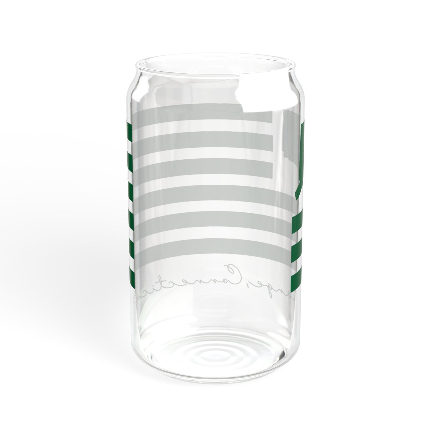 Orange Connecticut St. Patrick’s Day Flag Sipper Glass, 16oz