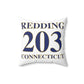 Redding 203 Connecticut  Spun Polyester Square Pillow