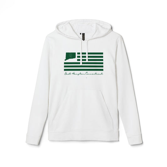 East Hampton Connecticut St. Patrick’s Day Flag adidas Unisex Fleece Hoodie