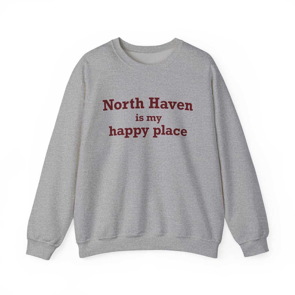 North Haven is My Happy Place Unisex Heavy Blend™ Crewneck Sweatshirt