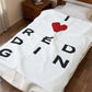 Redding Vision Velveteen Plush Blanket