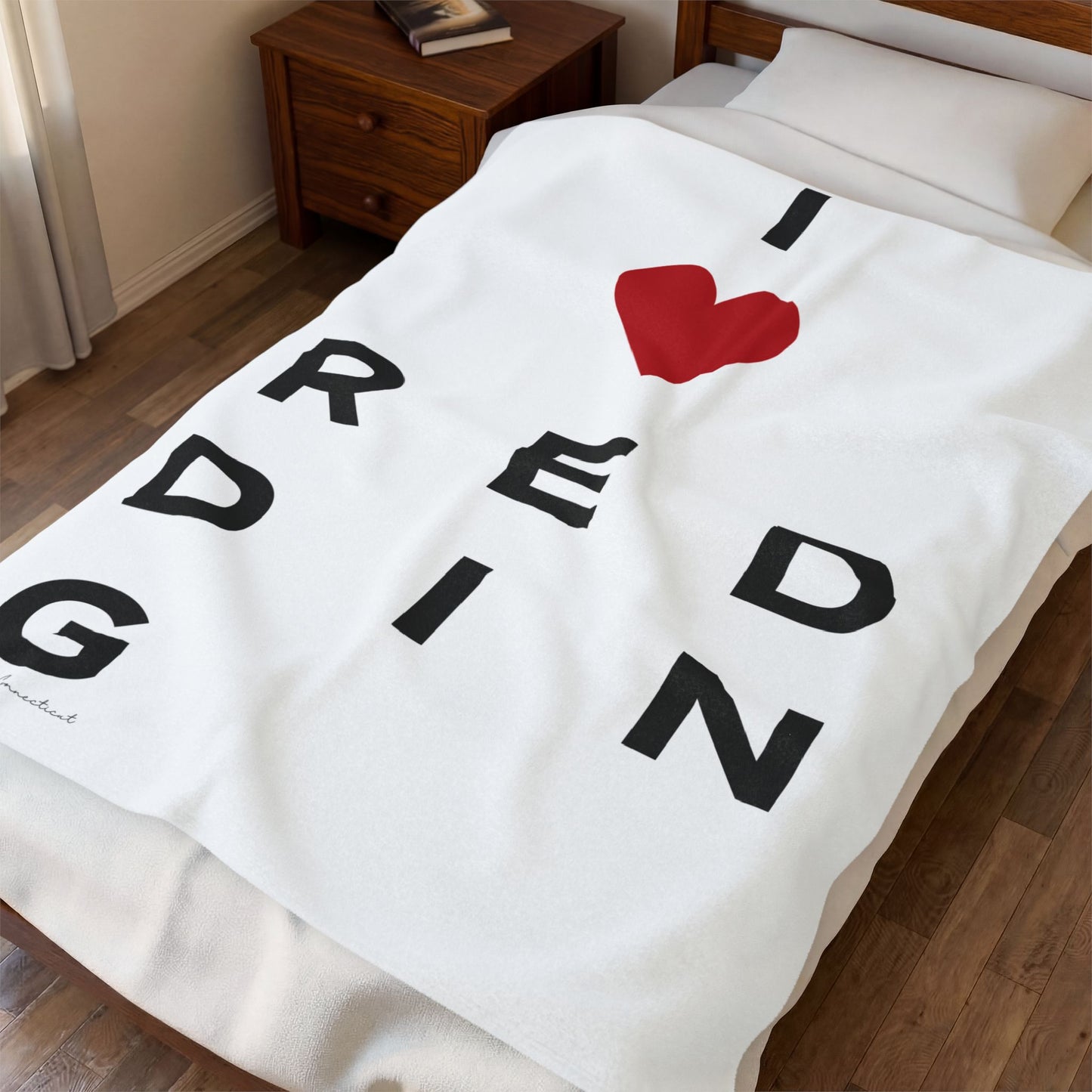 Redding Vision Velveteen Plush Blanket