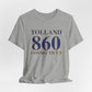 Tolland 860 Connecticut Unisex Jersey Short Sleeve T-Shirt